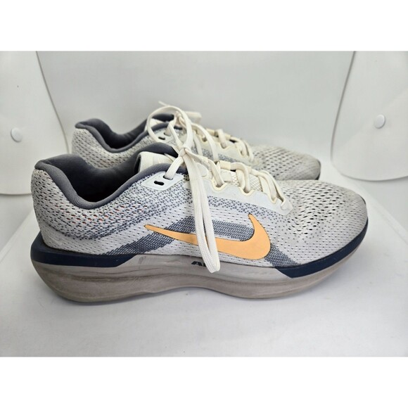 Nike Air Winflo 11 Shoes Men's 8 Sail Total Orange Running Athletic Gym Sneakers - Picture 1 of 8